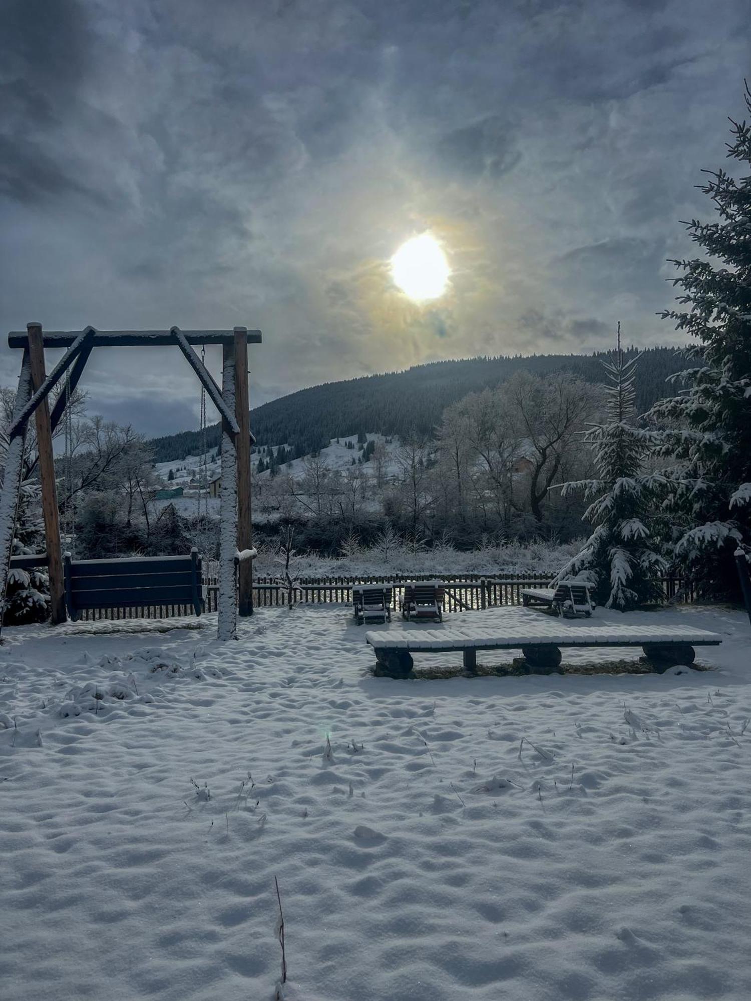Котедж Шум Черемоша На Березі Річки Verhovîna Exterior foto